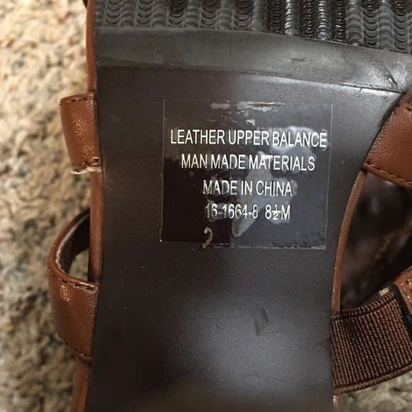 Coup D’Etat Brown Leather Sandals - Picture 10 of 11